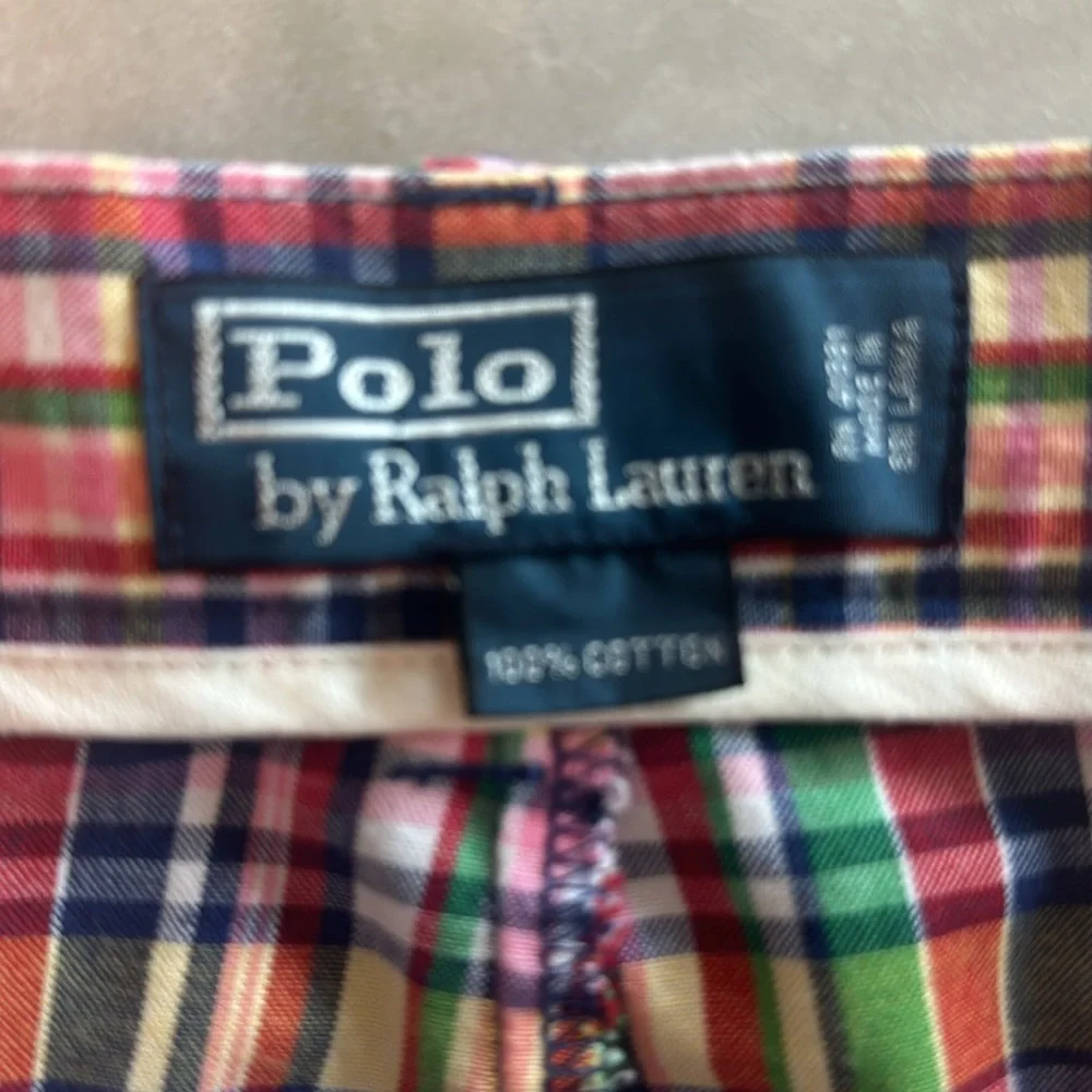 Polo by Ralph Lauren 9 Inch Madras Shorts